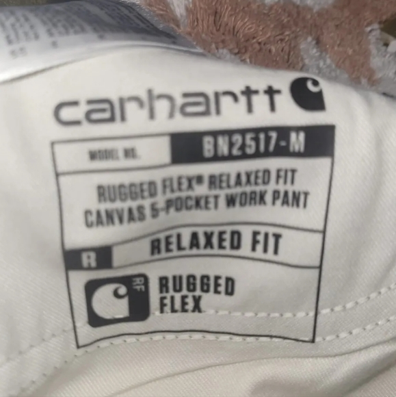 NWT Carhartt Rugged Flex Relaxed Fit Gray Work Pants Size 52 x 32 - Picture 2 of 6